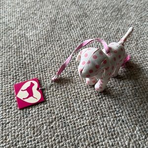 Victoria Secret PINK dog Christmas ornament